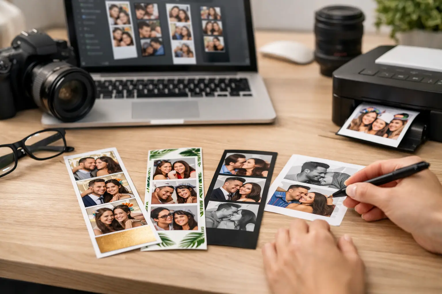 Custom Photo Strip Design for Events
