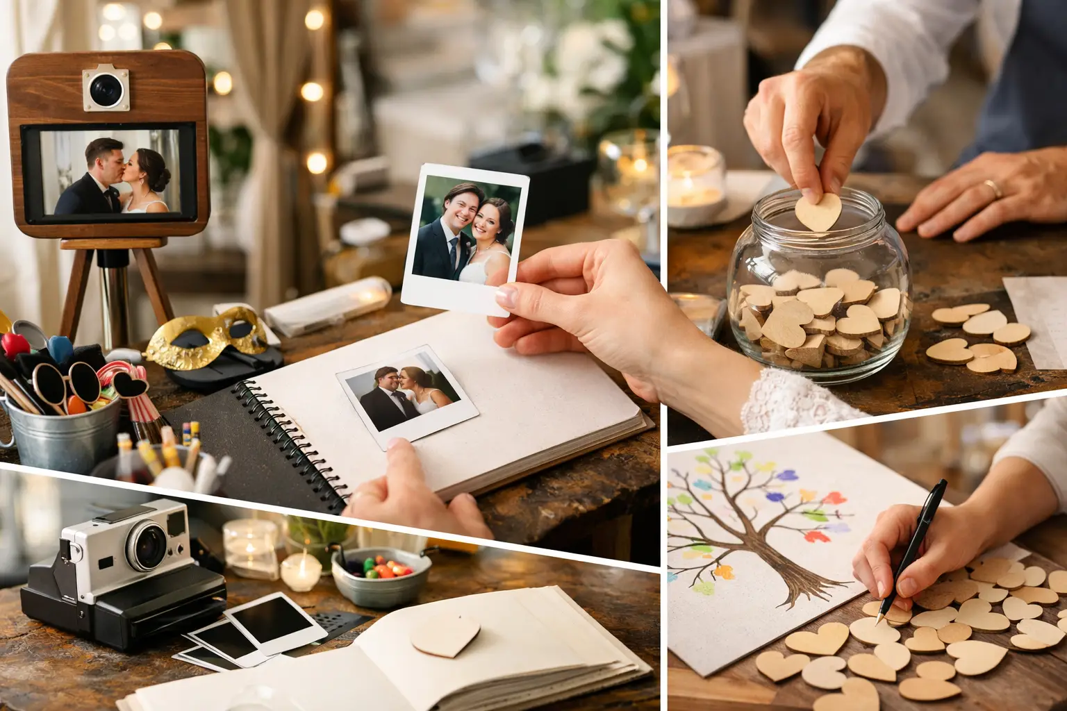 12 Best Wedding Booth Guestbook Ideas That Last