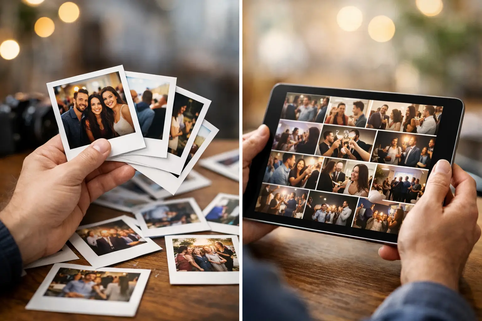 Instant Prints Versus Digital Galleries for Events