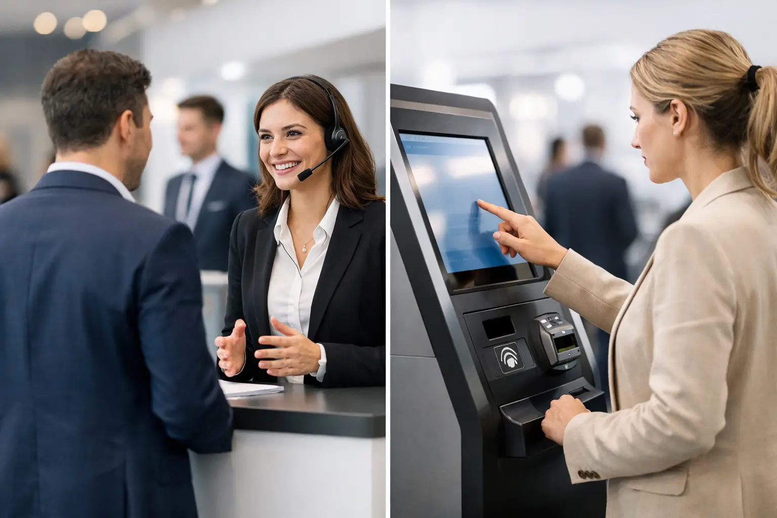 Staffed Booth Versus Self Service for Events